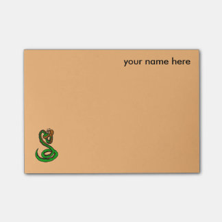 cartoon snake gepersonaliseerde post-it nota post-it® notes