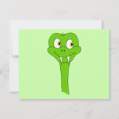 Cartoon Snake Kaart (Achterkant)