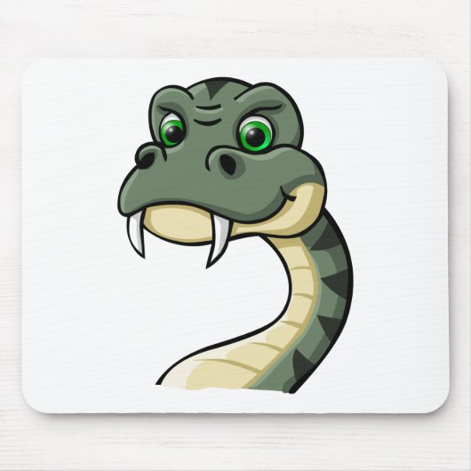 Cartoon Snake Muismat (Voorkant)