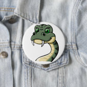 Cartoon Snake Ronde Button 4,0 Cm (In situ)