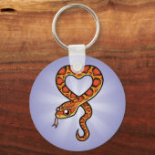 Cartoon Snake Sleutelhanger (Voorkant)