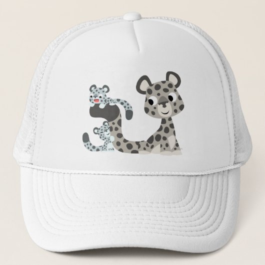 Cartoon Snow Leopard en Pet Cuba (Voorkant)