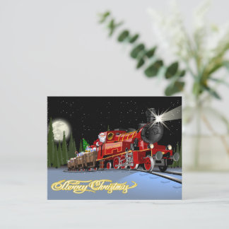 Cartoon Snta Express Briefkaart