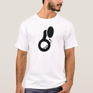 Cartoon Sousaphone Silhouette T-shirt