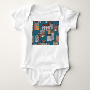 Cartoon Stad Wallpaper Romper