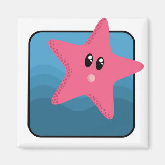 Cartoon Starfish Magneet