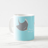 Cartoon Stingrays Koffiemok (Voorkant links)