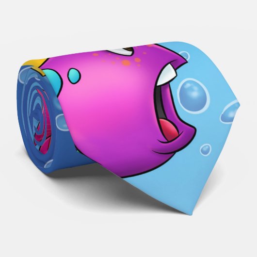 cartoon stropdas (Opgerold)