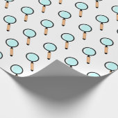 Cartoon Style Magnifying Glass Cadeaupapier (Hoek)