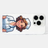Cartoon Style Nurse - Schattigee medische held Case-Mate iPhone Case (Achterkant (horizontaal))