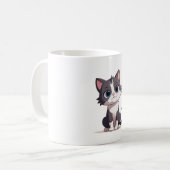 Cartoon sucré mignon Kitty Chat Mug (Devant gauche)
