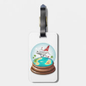 Cartoon Summer Cristal Ball Bagagelabel (Achterkant verticaal)