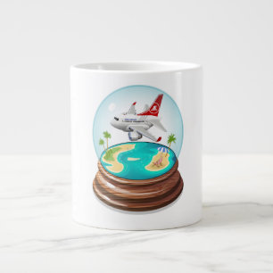 Cartoon Summer Cristal Ball Extra Grote Beker