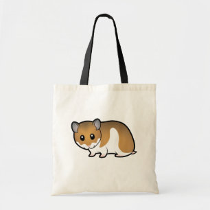 Cartoon Syrische Hamster Tote Bag