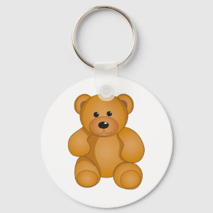 Cartoon Teddy Design Sleutelhanger