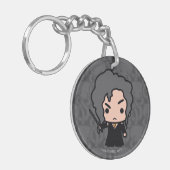 Cartoon tekenkunst met Bellatrix Sleutelhanger (Voorkant Links)