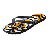 Cartoon Tiger Animal Print Teenslippers (Schuin)
