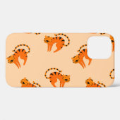 Cartoon Tigers:  print voor kinderen Case-Mate iPhone Case (Achterkant (horizontaal))