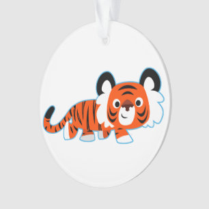 Cartoon tijger op de prowl AcrylOrnament Ornament