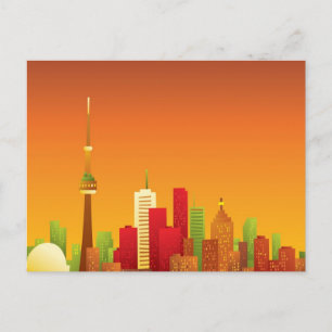 Cartoon Toronto Briefkaart