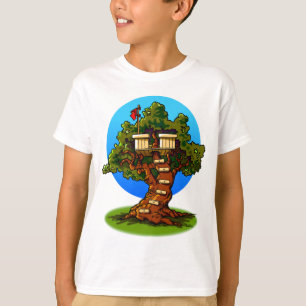 Cartoon Treehouse T-shirt
