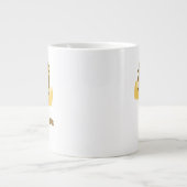 Cartoon très fort Lion Jumbo Mug (Devant)