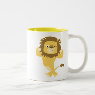 Cartoon très fort Lion Mug