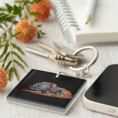 Cartoon truck sleutelhanger (Voorkant Rechts)