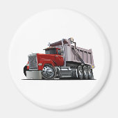 Cartoon truckmagneet magneet (Voorkant)