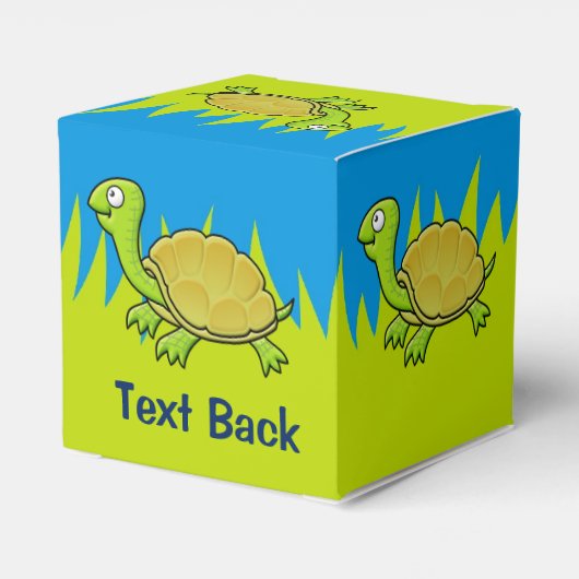 Cartoon Turtle Bedankdoosjes (Achterkant)