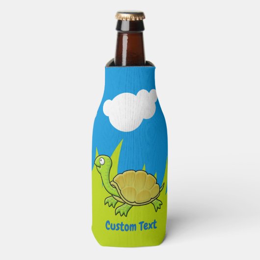 Cartoon Turtle Bottle Cooler (Fles Voorkant)