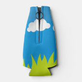 Cartoon Turtle Bottle Cooler (Achterkant)