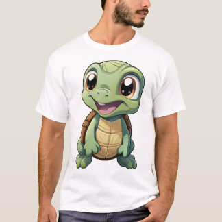 Cartoon turtle illustration Copy Copy Copy Copy Co T-shirt