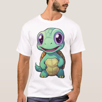 Cartoon turtle illustration Copy Copy Copy Copy Co T-shirt