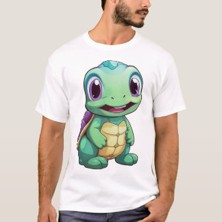 Cartoon turtle illustration Copy Copy Copy Copy Co T-shirt