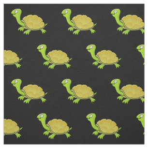 Cartoon Turtle Pattern Stof