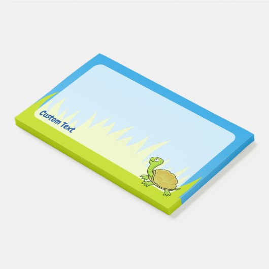 Cartoon Turtle Post-it® Notes (Schuin)