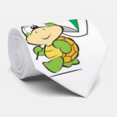 Cartoon Turtle Stropdas (Opgerold)