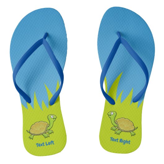 Cartoon Turtle Teenslippers (Voetbed)