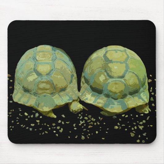 Cartoon Turtles Mousepad Muismat (Voorkant)