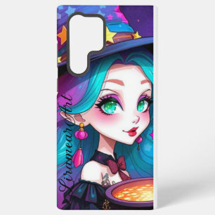 Cartoon Twilight Witch Samsung Galaxy Hoesje