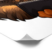 Cartoon uil illustratie poster (Hoek)