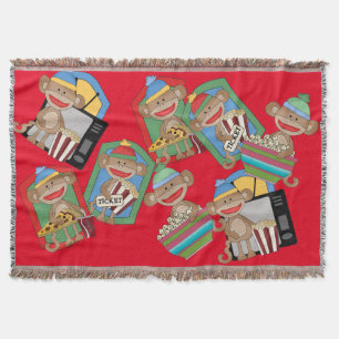 Cartoon uit de apenfamilie Zaal Drow Blanket Decor Deken