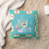 Cartoon Unicorn kinder kamer gooit kussen (Deken)