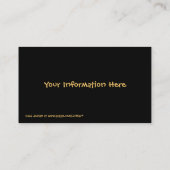 Cartoon Vache Laitière Cartes de visite (Dos)