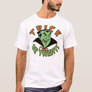 Cartoon Vampire Black T-Shirt
