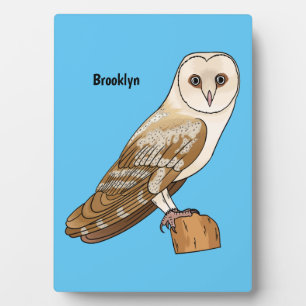 Cartoon van Barn owl Fotoplaat