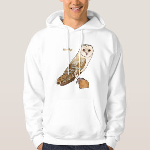 Cartoon van Barn owl Hoodie