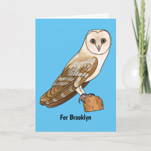Cartoon van Barn owl Kaart