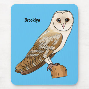 Cartoon van Barn owl Muismat